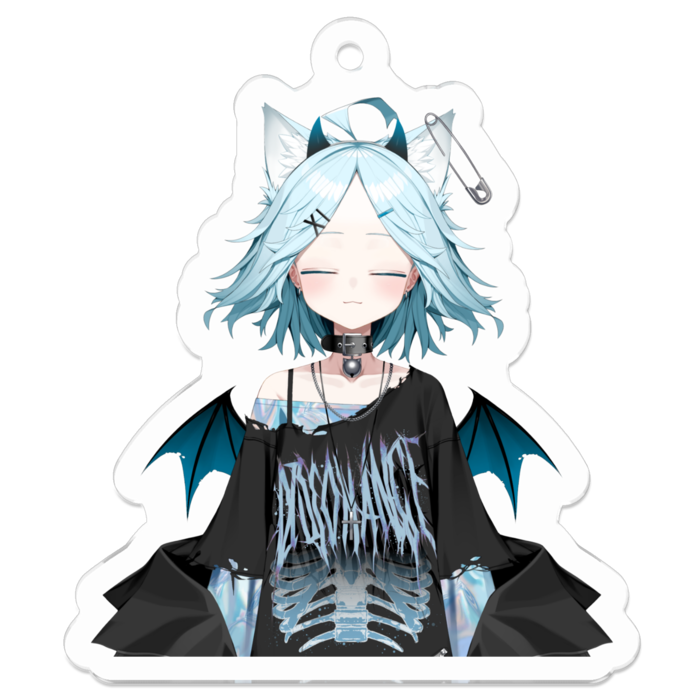 アクリルキーホルダー - 50 x 50 (mm)