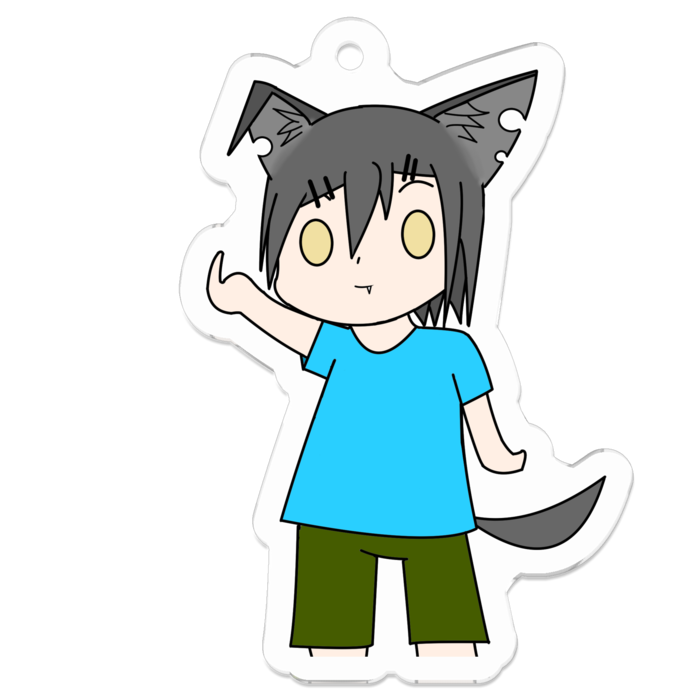 アクリルキーホルダー - 50 x 50 (mm)