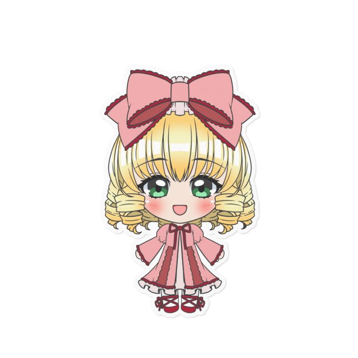 ステッカー - 160 x 160 (mm)ホワイト