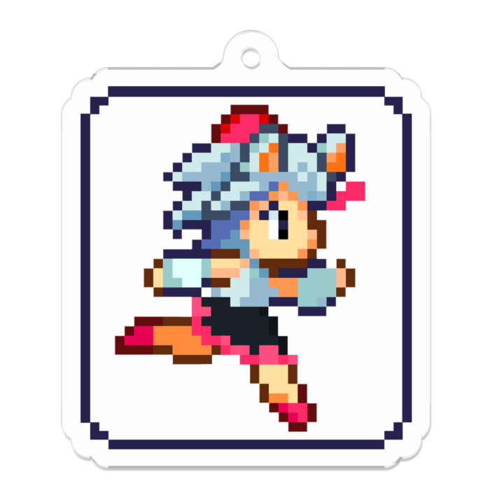 アクリルキーホルダー（コーティング） - 50 x 50 (mm)