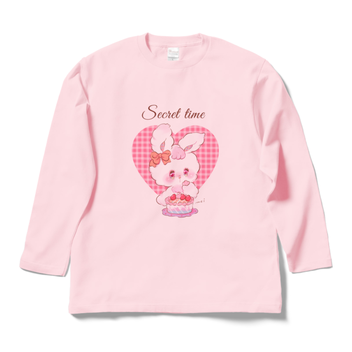 ロングスリーブTシャツ - L - ライトピンク