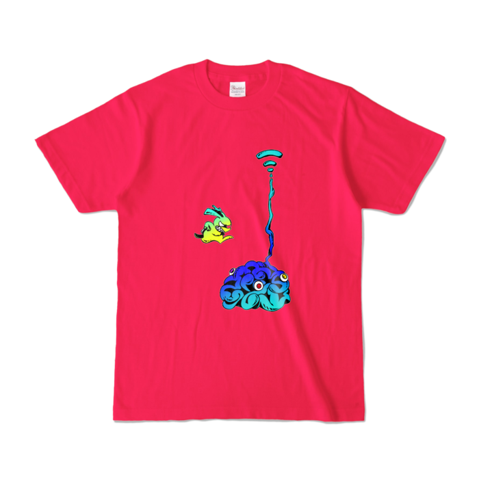 カラーTシャツ - S - ホットピンク (濃色)(1)