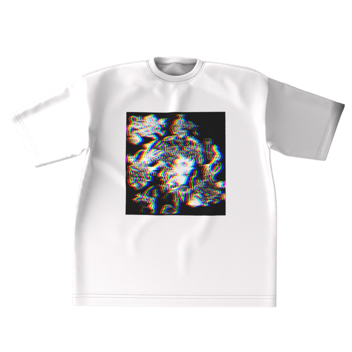 ビッグシルエットTシャツ - XL - 正面WH