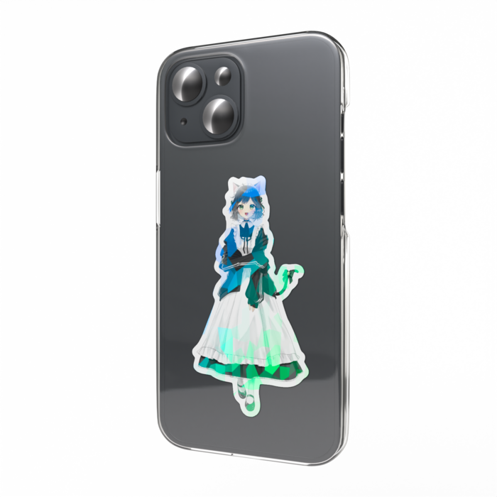 ホログラムスマホステッカー - 縦