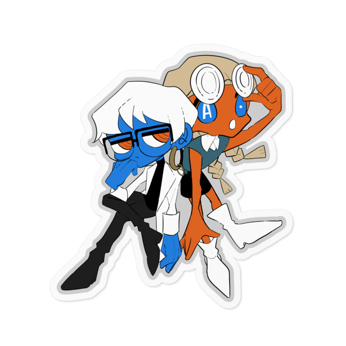 ホワイトステッカー - 100 x 100 (mm)