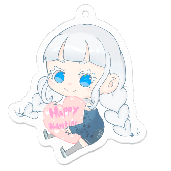 アクリルキーホルダー - 50 x 50 (mm)