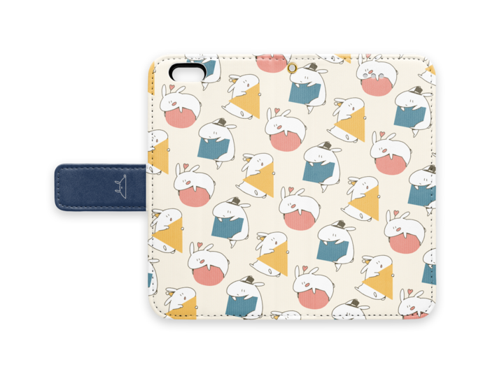 手帳型iPhoneケース - iPhone 6 / 6s - ストラップ穴 あり