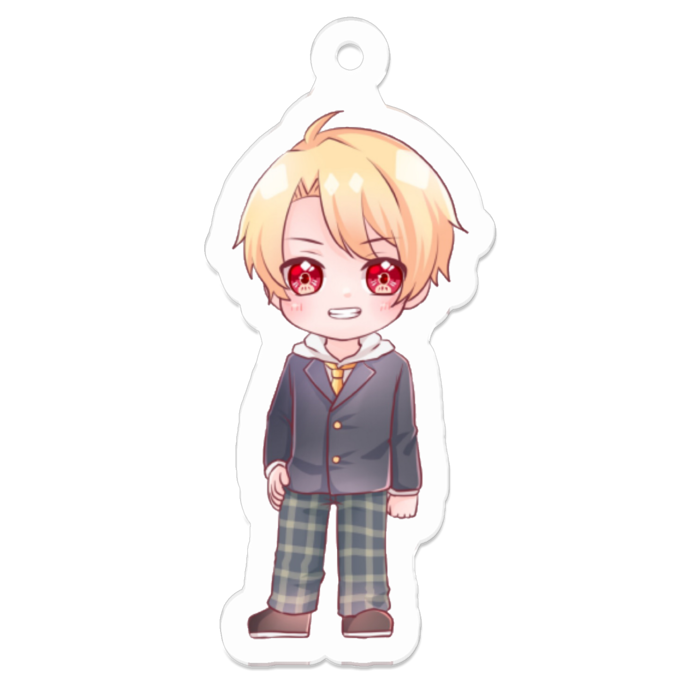 アクリルキーホルダー（コーティング） - 50 x 50 (mm)