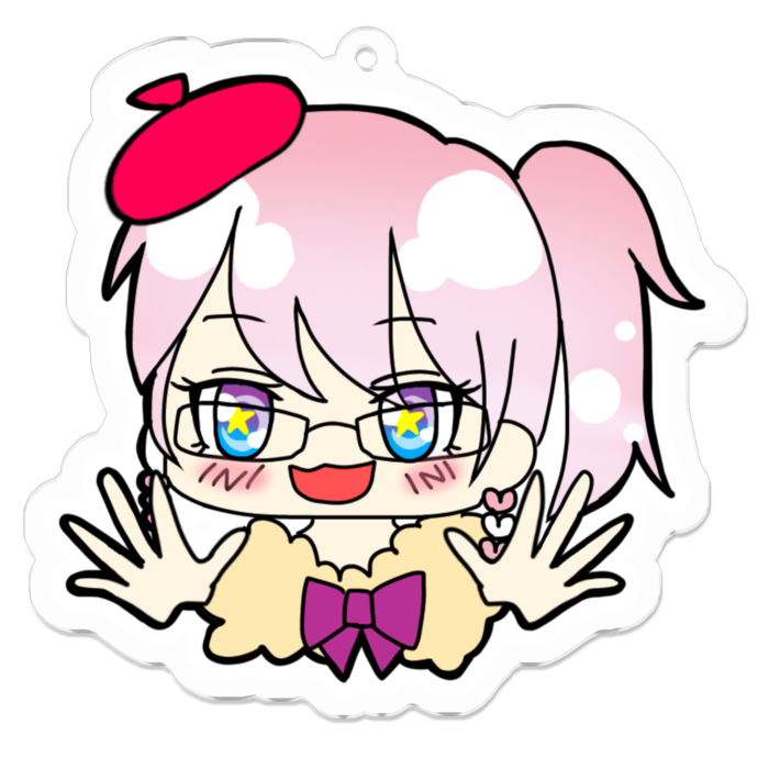 アクリルキーホルダー - 70 x 70 (mm)