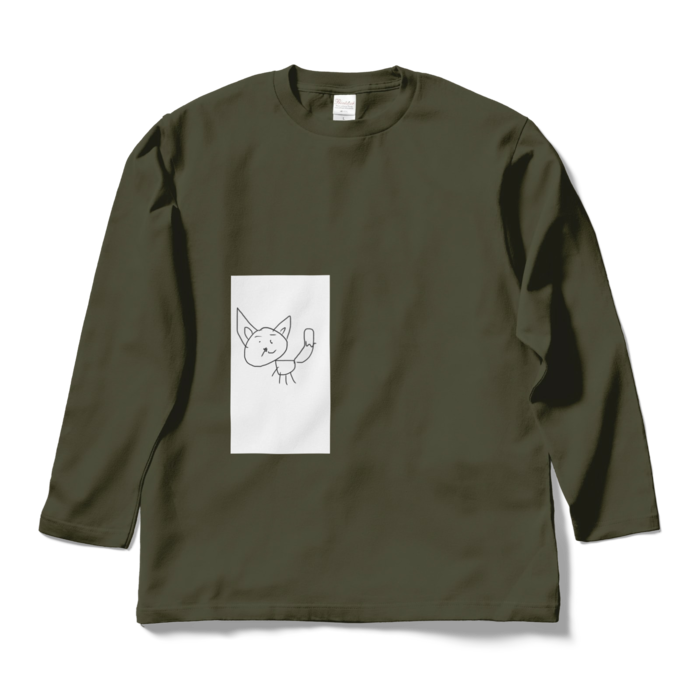 ロングスリーブTシャツ - L - アーミーグリーン