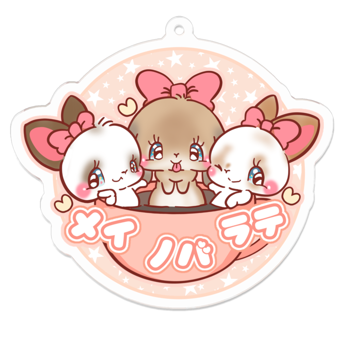 アクリルキーホルダー（コーティング） - 70 x 70 (mm)