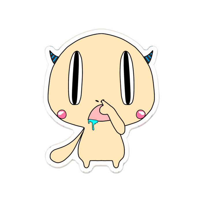 アクリルバッジ - 70 x 70 (mm)