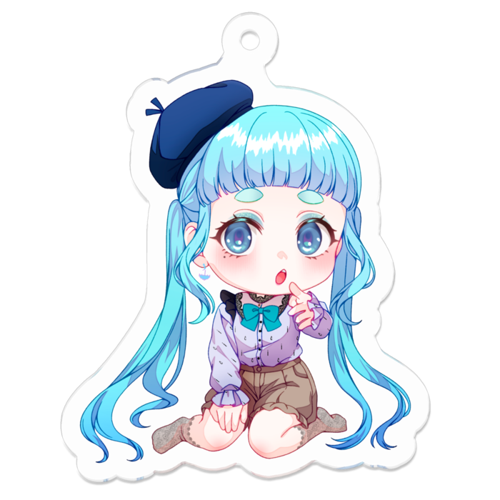 アクリルキーホルダー - 50 x 50 (mm)