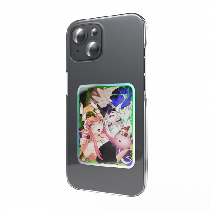 オーロラスマホステッカー - 縦