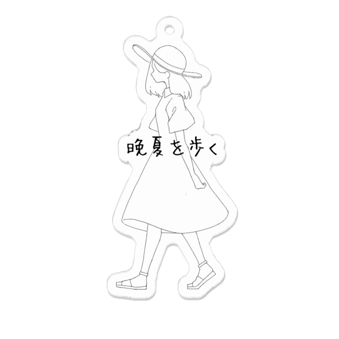 アクリルキーホルダー - 70 x 70 (mm)