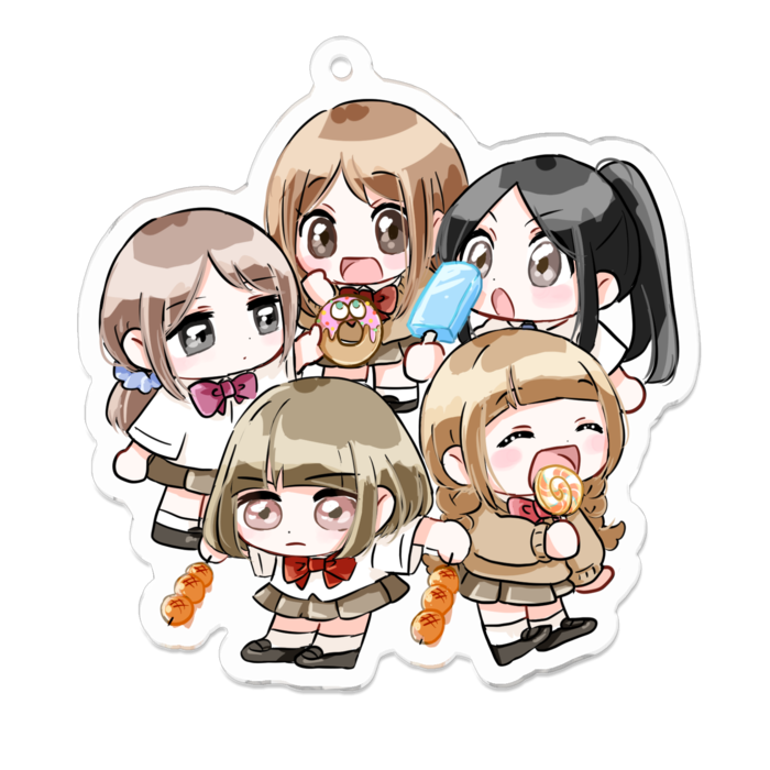 アクリルキーホルダー - 70 x 70 (mm)