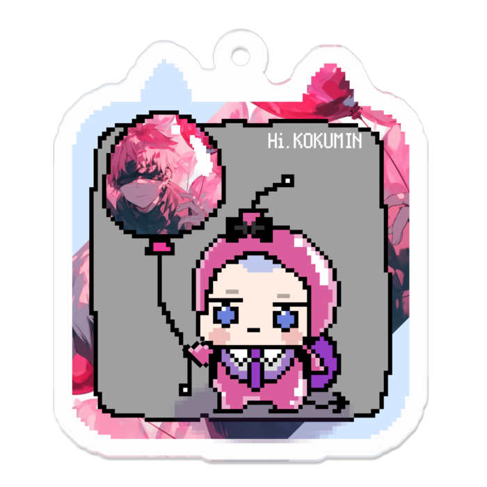 アクリルキーホルダー - 50 x 50 (mm)