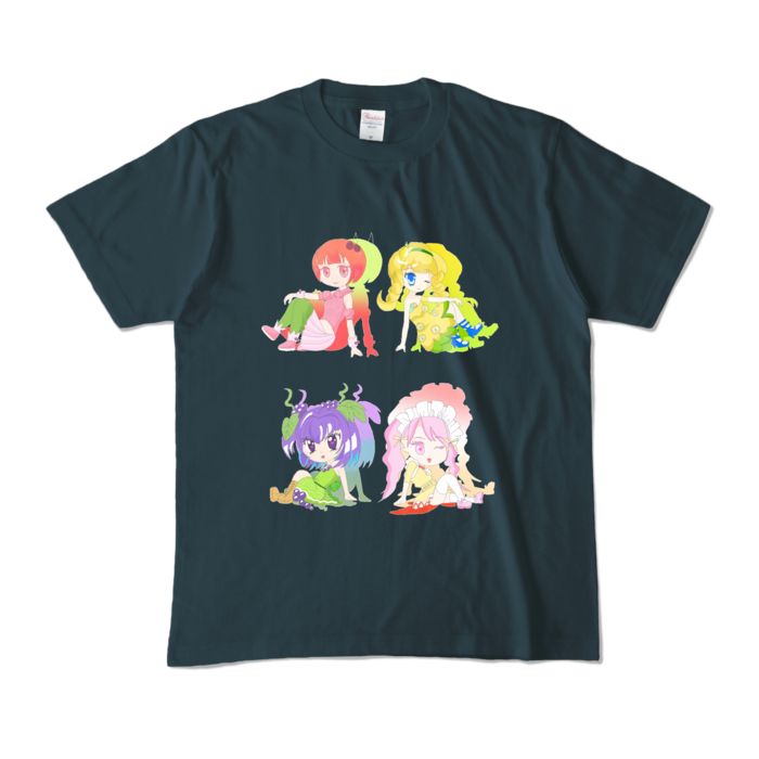 カラーTシャツ - M - デニム (濃色)