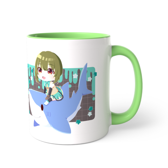 ツートンカラーマグカップ - 直径 8.2cm / 高さ 9.5cm