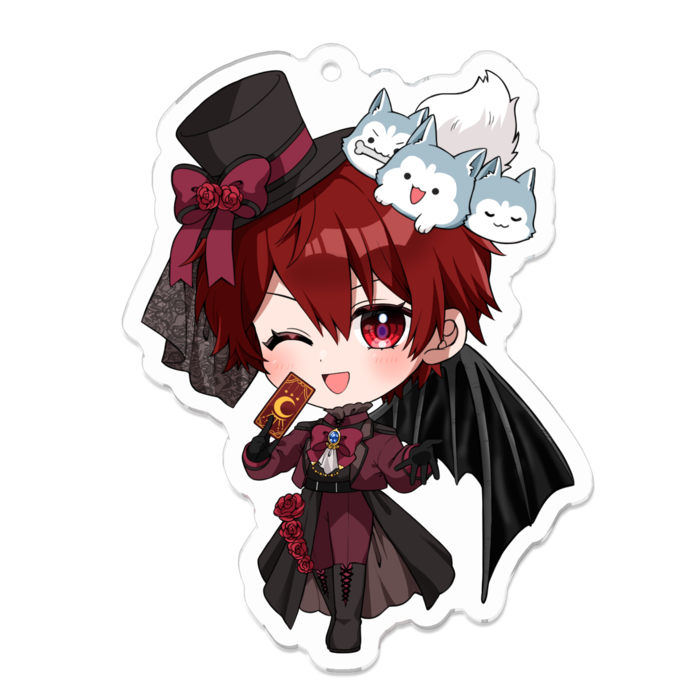 アクリルキーホルダー（コーティング） - 70 x 70 (mm)(1)