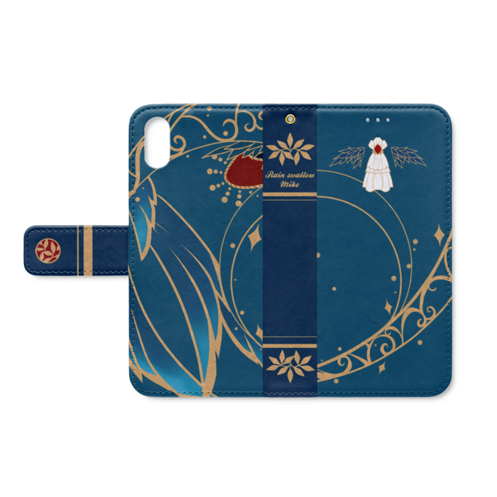 手帳型iPhoneケース - iPhone XS / X - ストラップ穴 あり