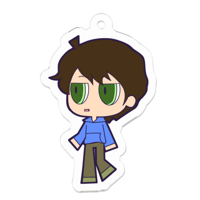 アクリルキーホルダー（コーティング） - 50 x 50 (mm)