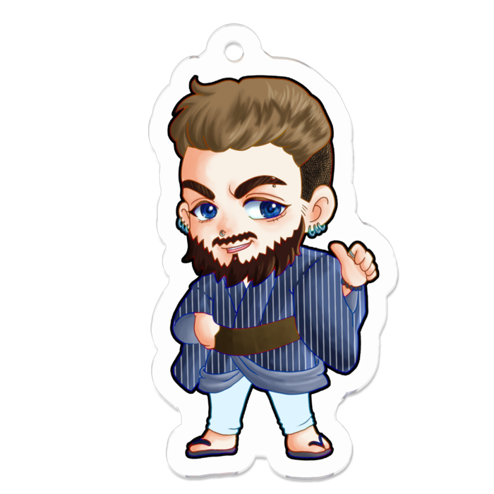 アクリルキーホルダー - 50 x 50 (mm)