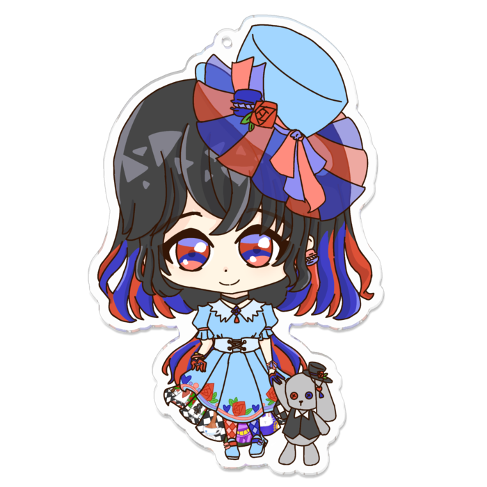 アクリルキーホルダー - 100 x 100 (mm)