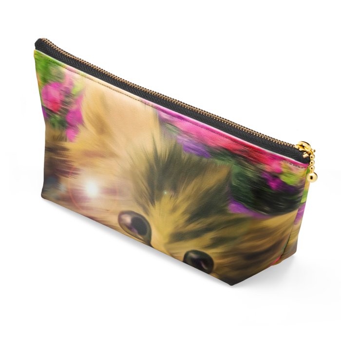 ポーチ - 長さ21.5cm / 高さ10cm - ブラック