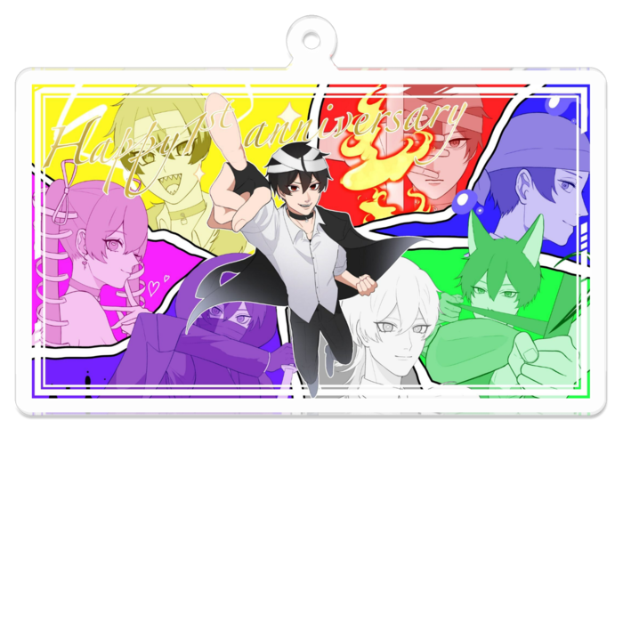 アクリルキーホルダー - 70 x 70 (mm)