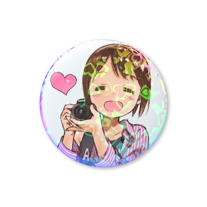 ホログラム缶バッジ - 44mm