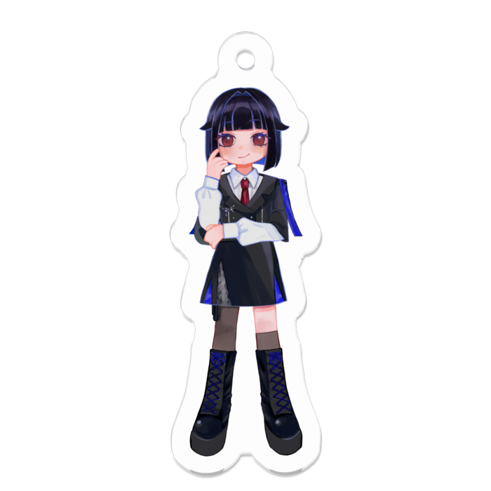 アクリルキーホルダー（コーティング） - 50 x 50 (mm)