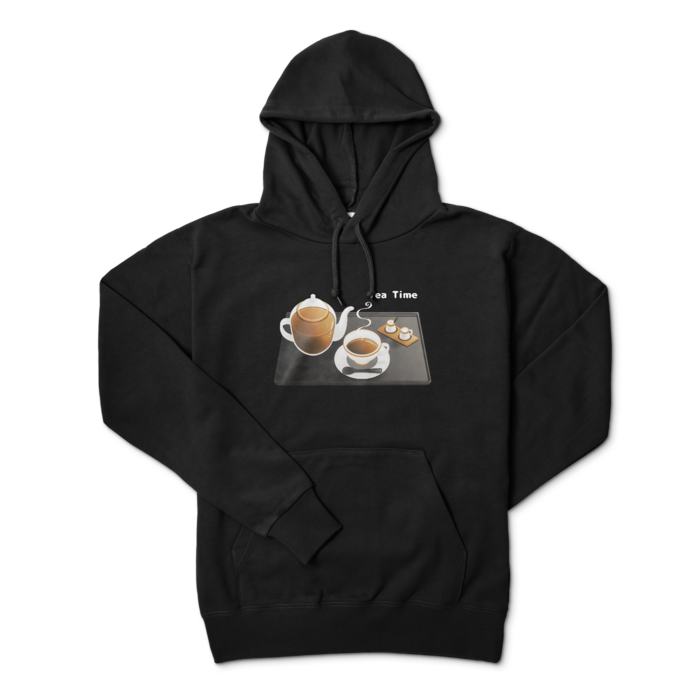 プルパーカー　黒色　L