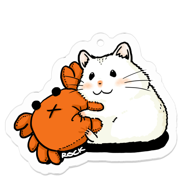 アクリルキーホルダー - 50 x 50 (mm)