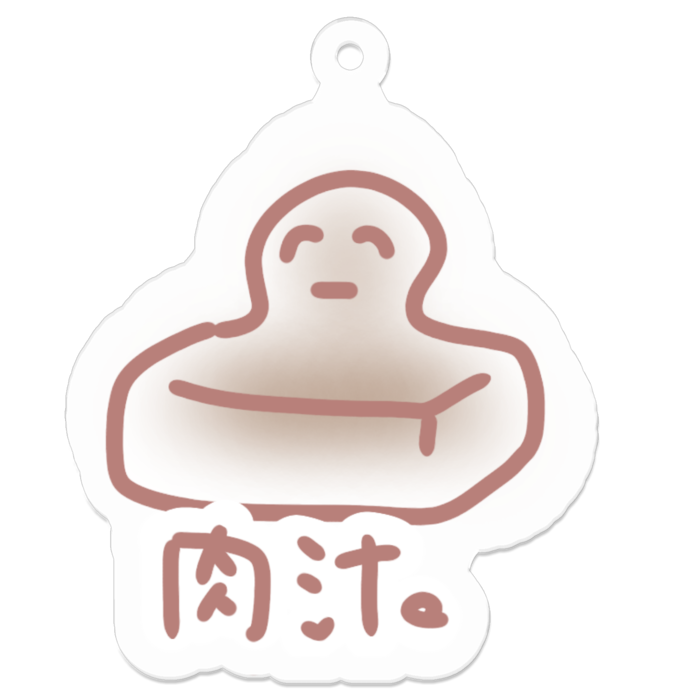 アクリルキーホルダー - 50 x 50 (mm)