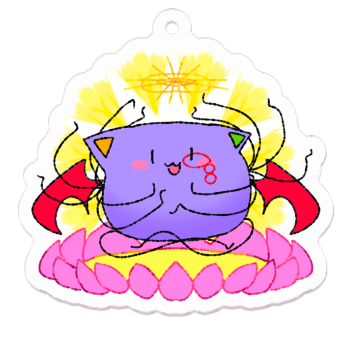 アクリルキーホルダー - 50 x 50 (mm)