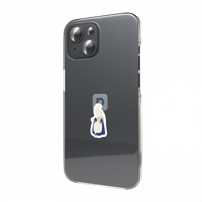 縁側のあの子ステッカーD（小）