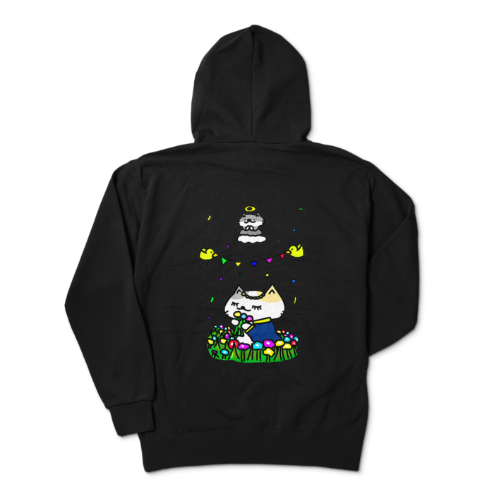 ジップパーカー - XL - 背面
