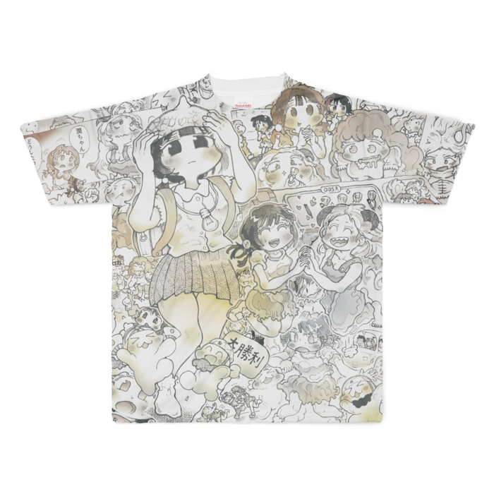 フルグラフィックTシャツ - XL - 両面印刷