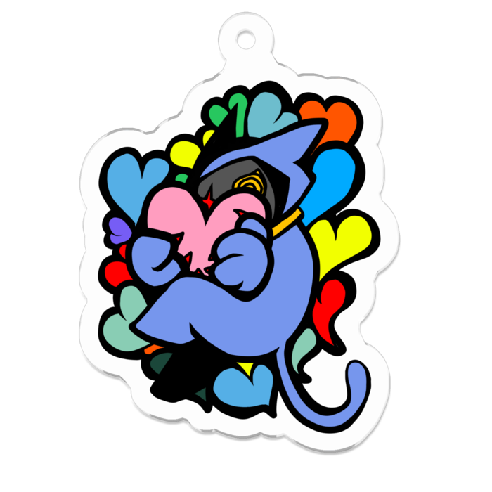 アクリルキーホルダー - 50 x 50 (mm)