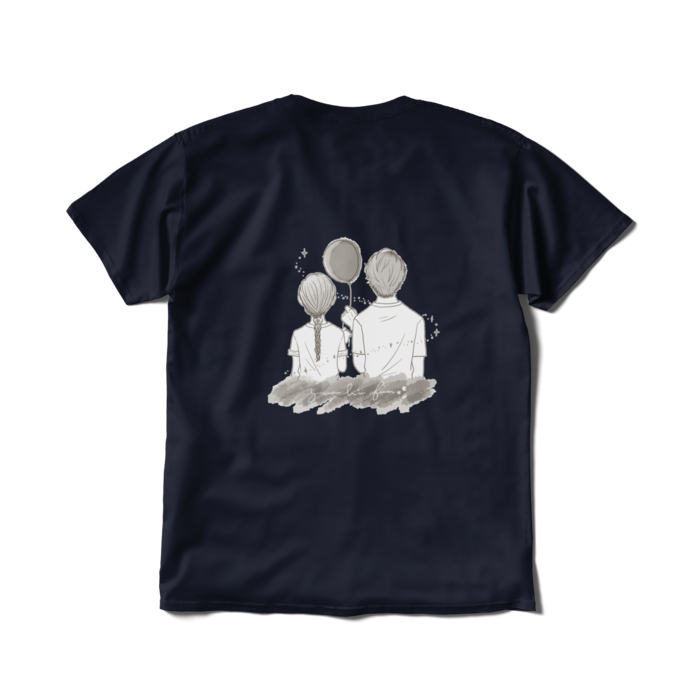 Tシャツ - L - ネイビー