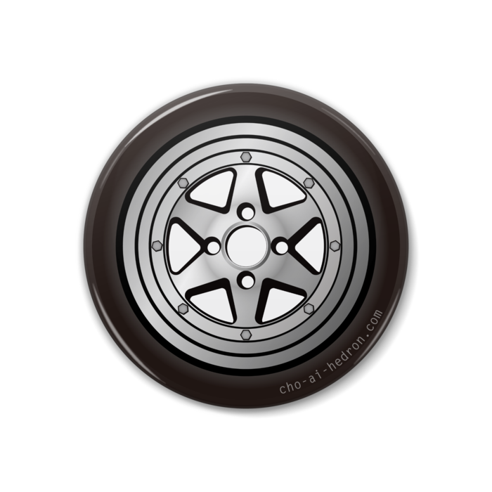 ロンシャン　缶バッジ - 38mm