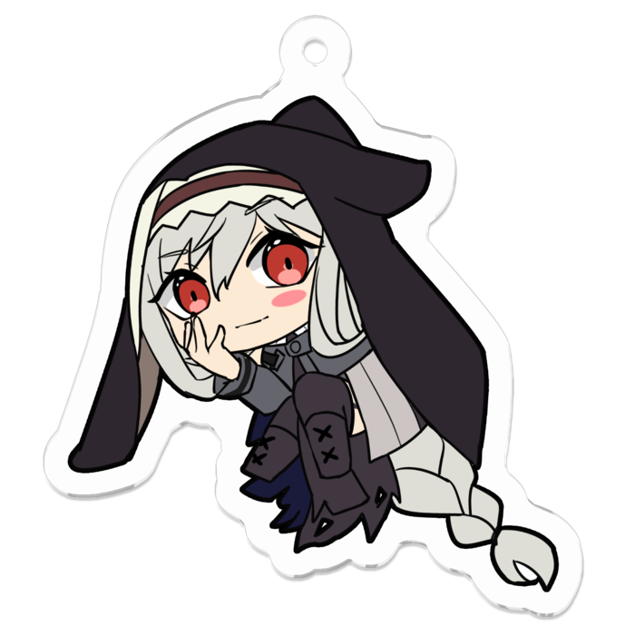 アクリルキーホルダー - 50 x 50 (mm)