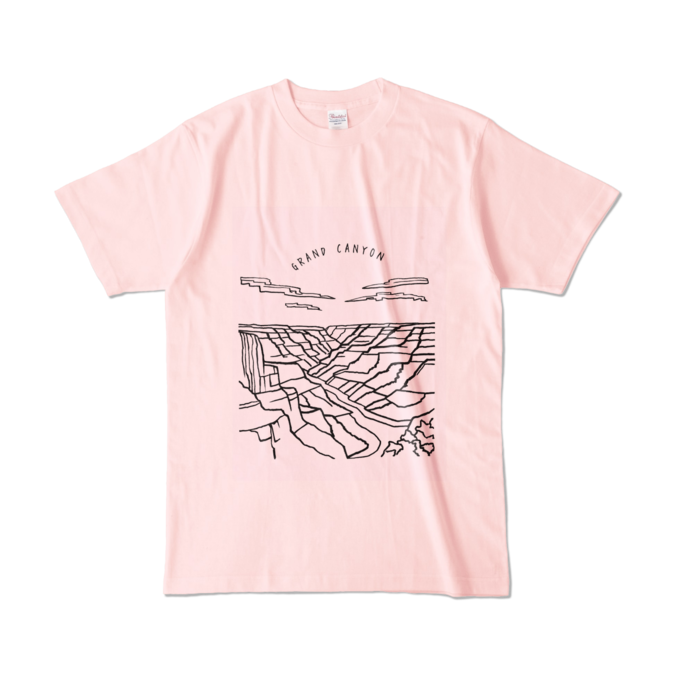 カラーTシャツ - L - ライトピンク (淡色)