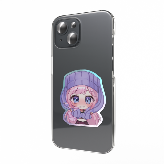 オーロラスマホステッカー - 縦