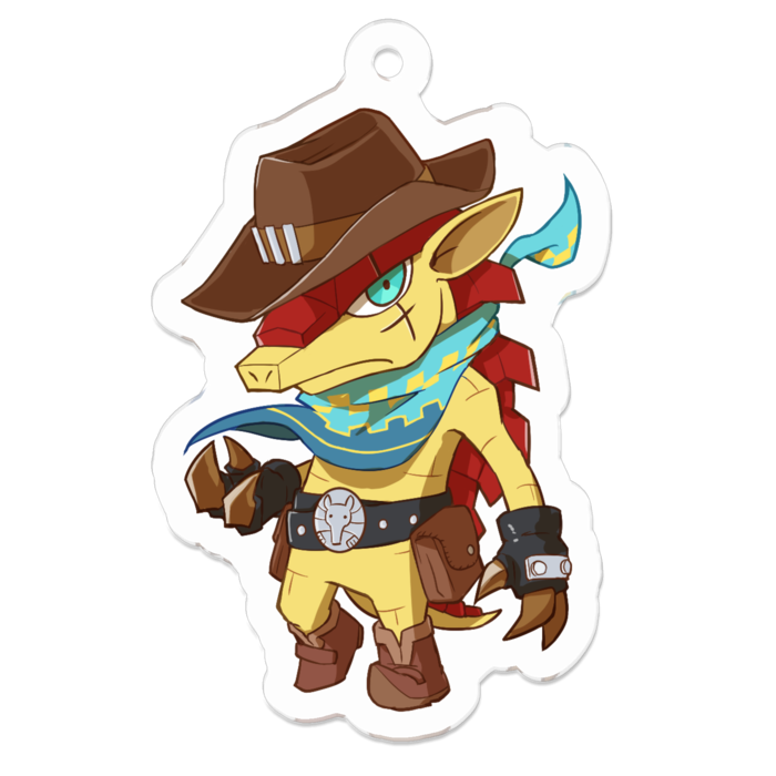 アクリルキーホルダー - 50 x 50 (mm)