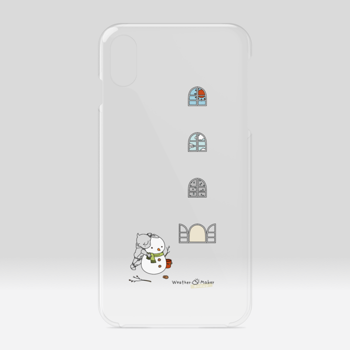 snowy クリアiPhoneケース - iPhone XSMax