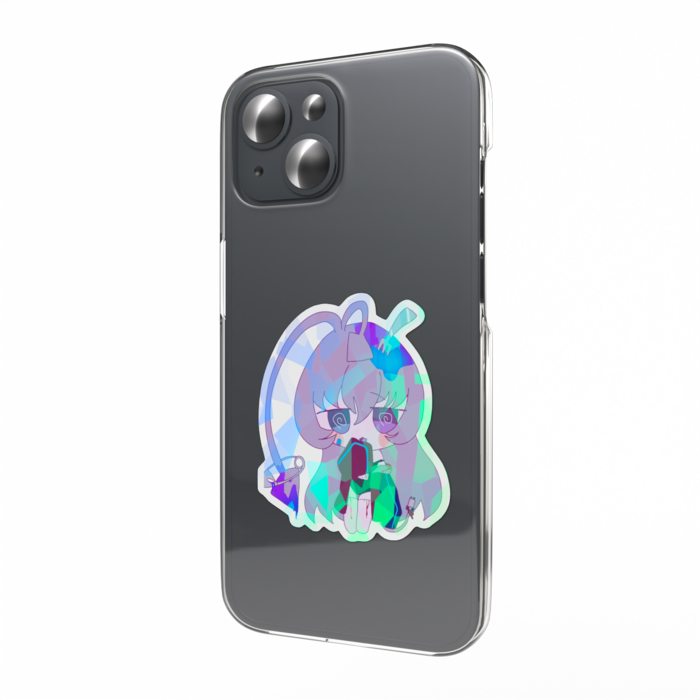 ホログラムスマホステッカー - 縦