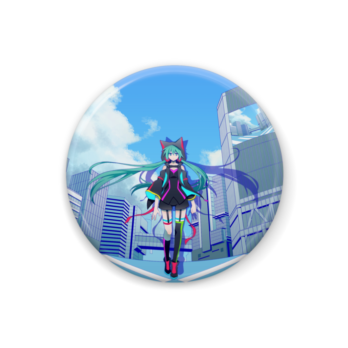 救済世界 初音ミク 缶バッジ - 32mm