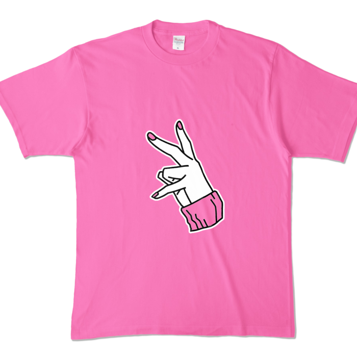 カラーTシャツ - XL - ピンク (濃色)